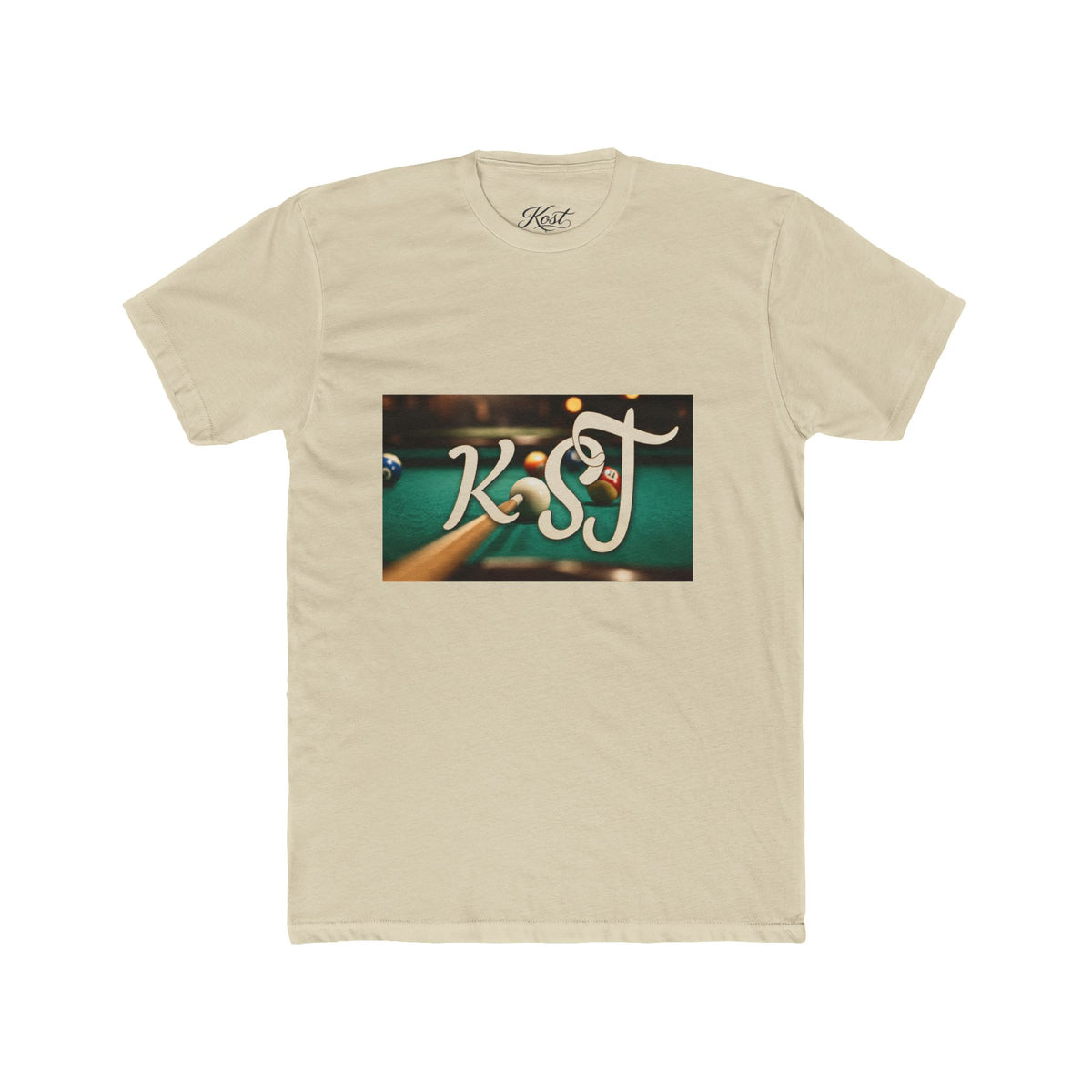 KST Vintage Pool Table Logo Tee — Retro Billiards T-Shirt