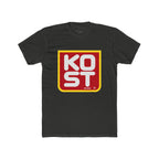 Vintage Retro Logo Tee — "KOST" Bold Square Graphic T-Shirt