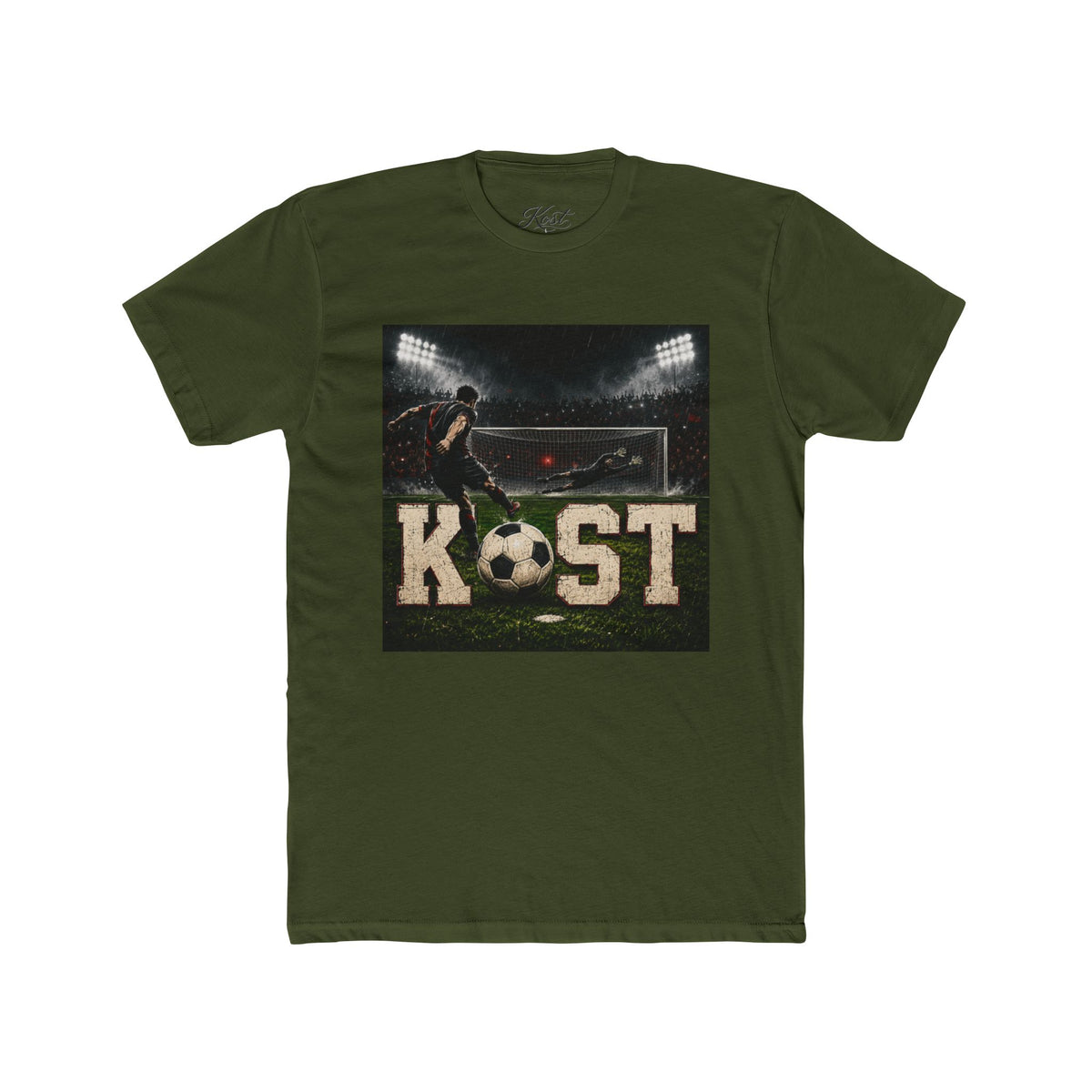 Soccer KOST Graphic Tee — Vintage Goalkeeper Stadium Shirt