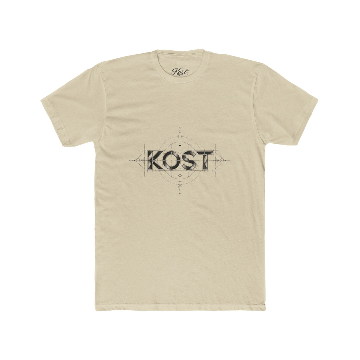 KOST Graphic T-Shirt – Minimalist Distressed Logo Tee