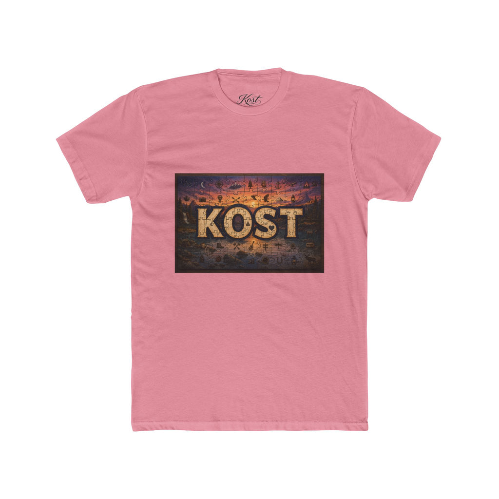 KOST Vintage Metal Sign Tee — Retro Industrial Graphic T‑Shirt