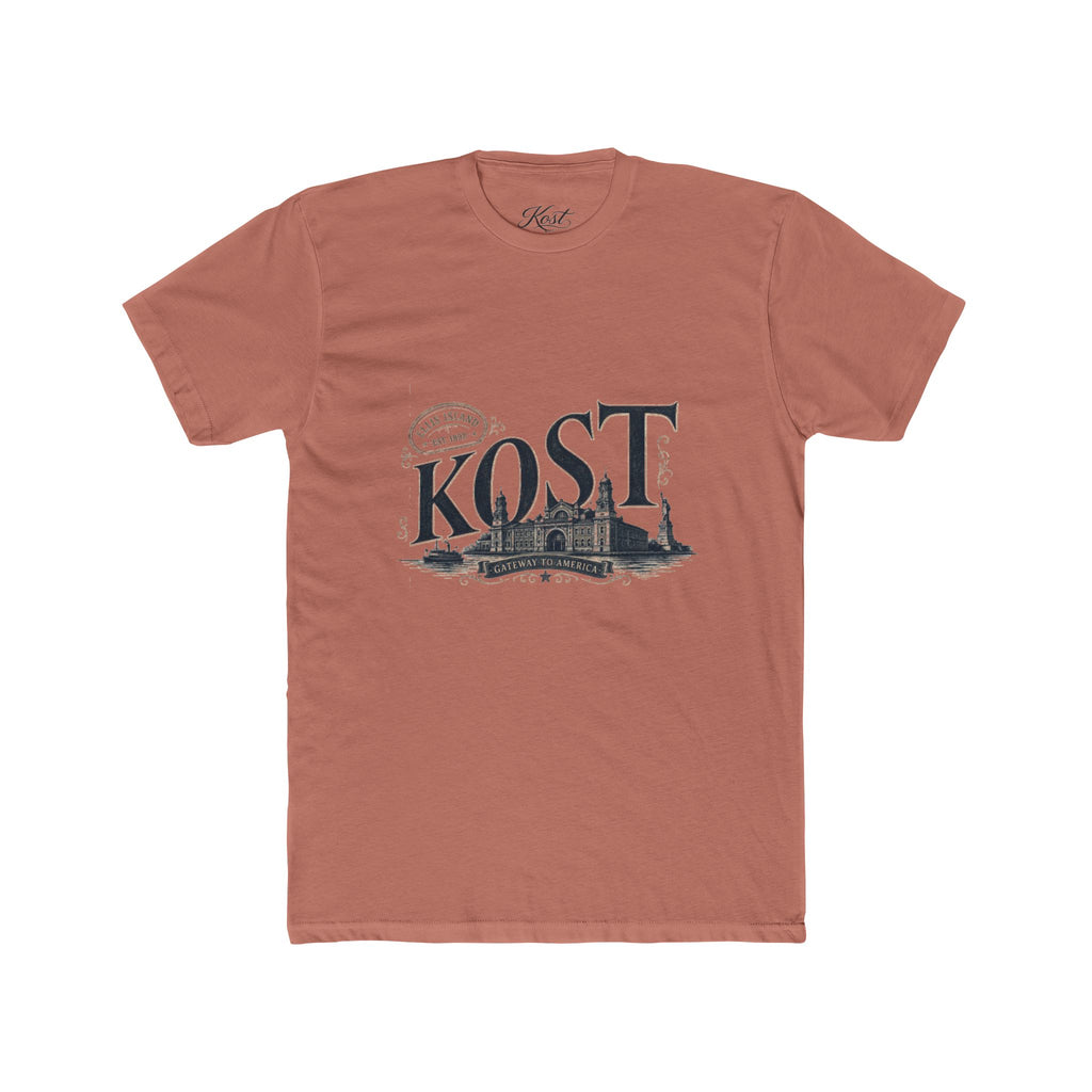 Kost Cityscape Tee — Vintage Architectural Graphic T‑Shirt