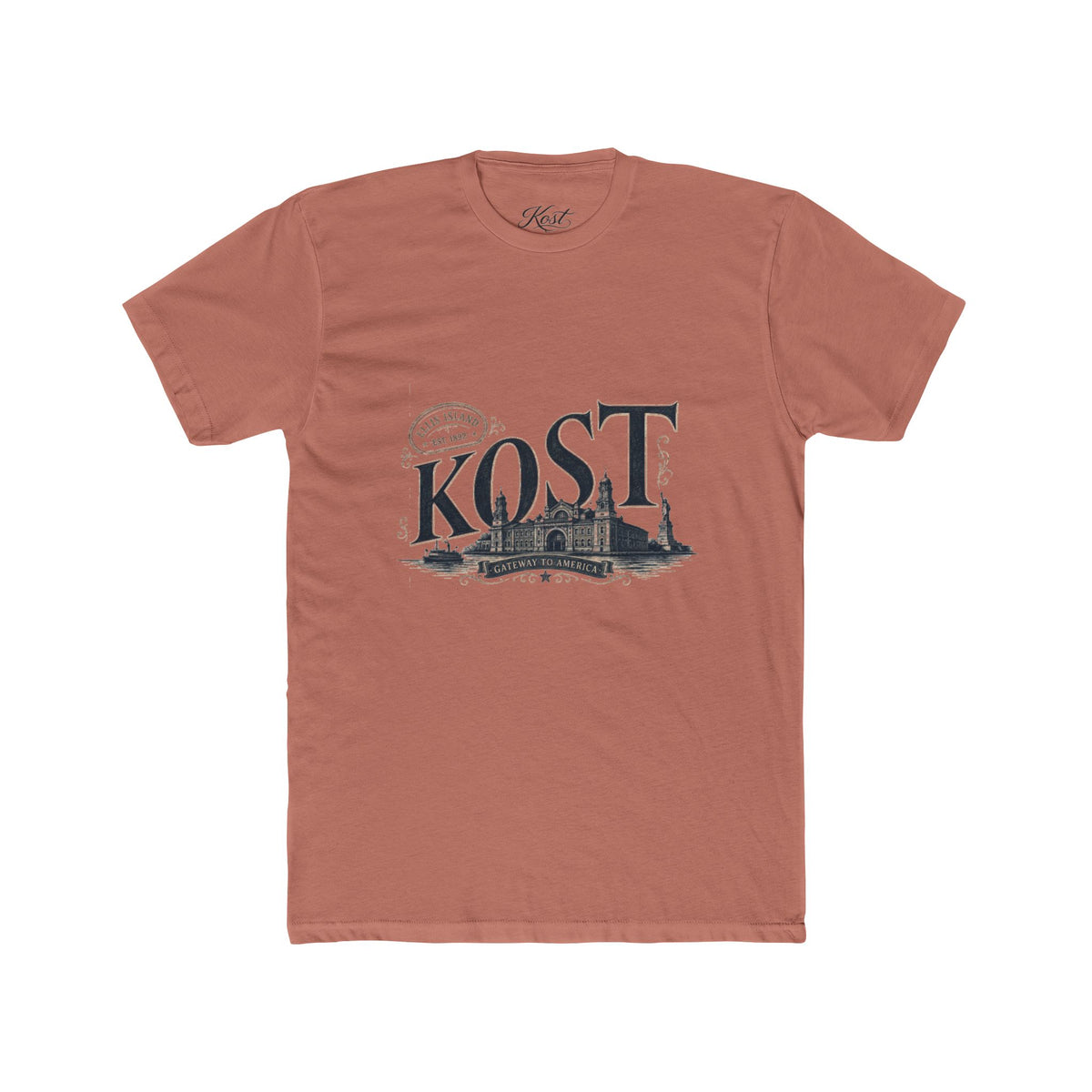 Kost Cityscape Tee — Vintage Architectural Graphic T‑Shirt