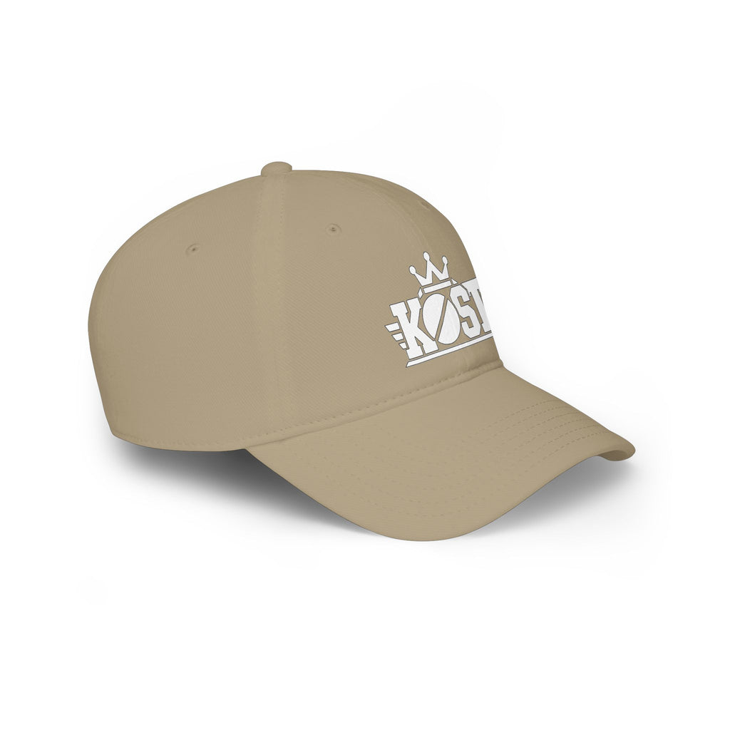 KØST Crown Logo Baseball Cap — Low Profile Red Hat