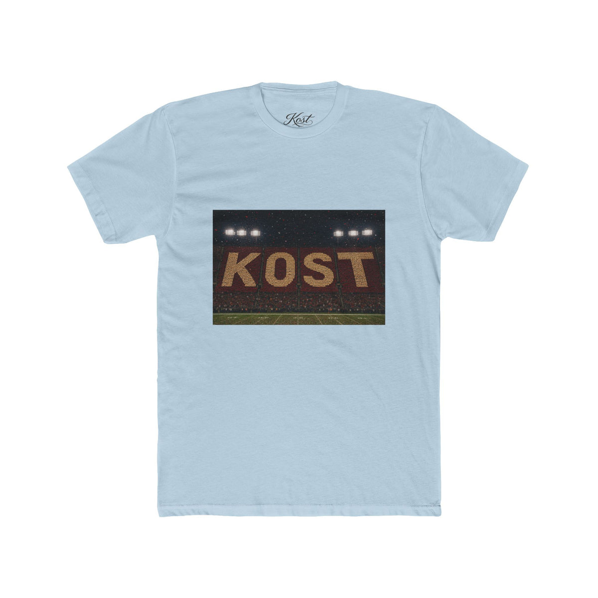 KOST Stadium Lights Graphic Tee — Vintage Sports Field Logo T-Shirt