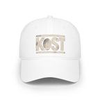 KOST Vintage Logo Baseball Cap — Distressed Red Low Profile Hat