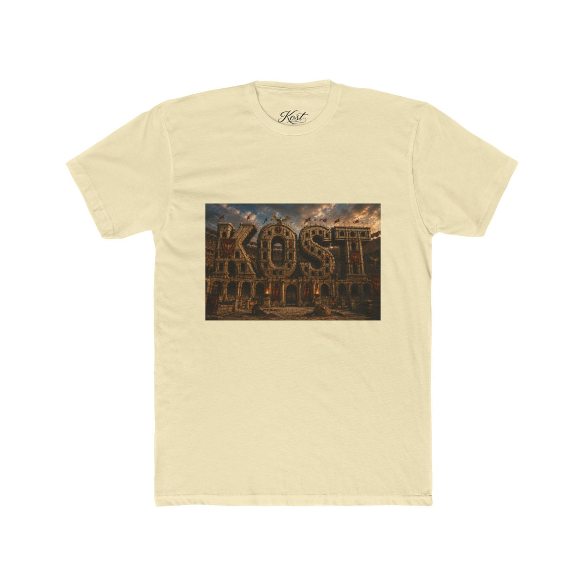 KOST Vintage Neon Sign Tee — Retro Urban Nightlife Graphic T-Shirt