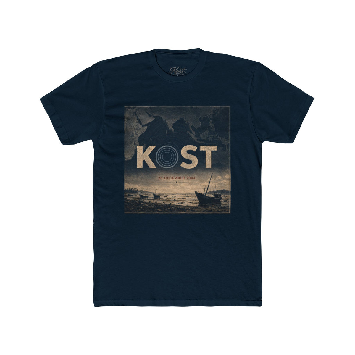 Kost Vintage Coastal Tee – Nautical Sunset Graphic T-Shirt