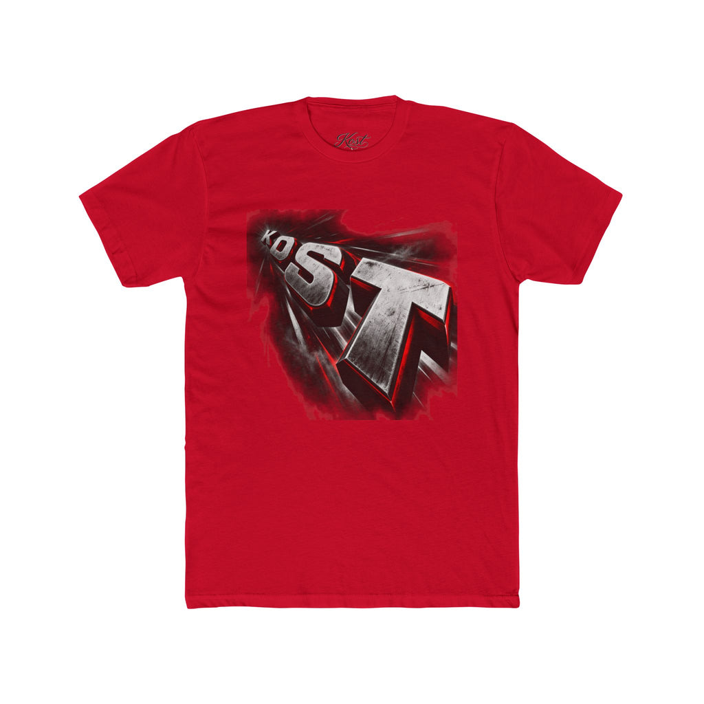 Retro 3D Text Graphic Tee — 'EST' Streetwear Shirt
