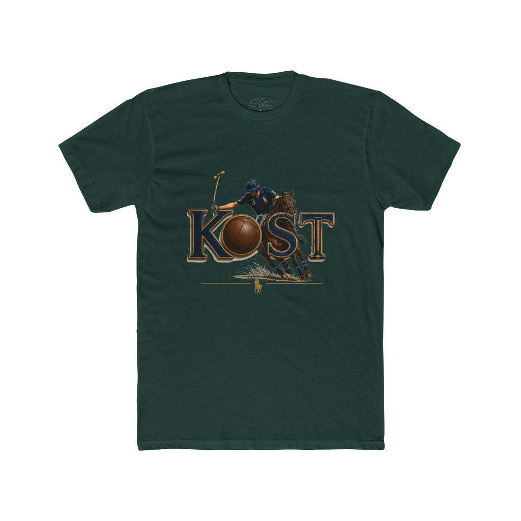 Polo Player 'KOST' Graphic Tee — Vintage Equestrian Polo Shirt