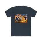 KOST Sunset Palm Tee — Vintage Radio Call Letters Beach T-Shirt