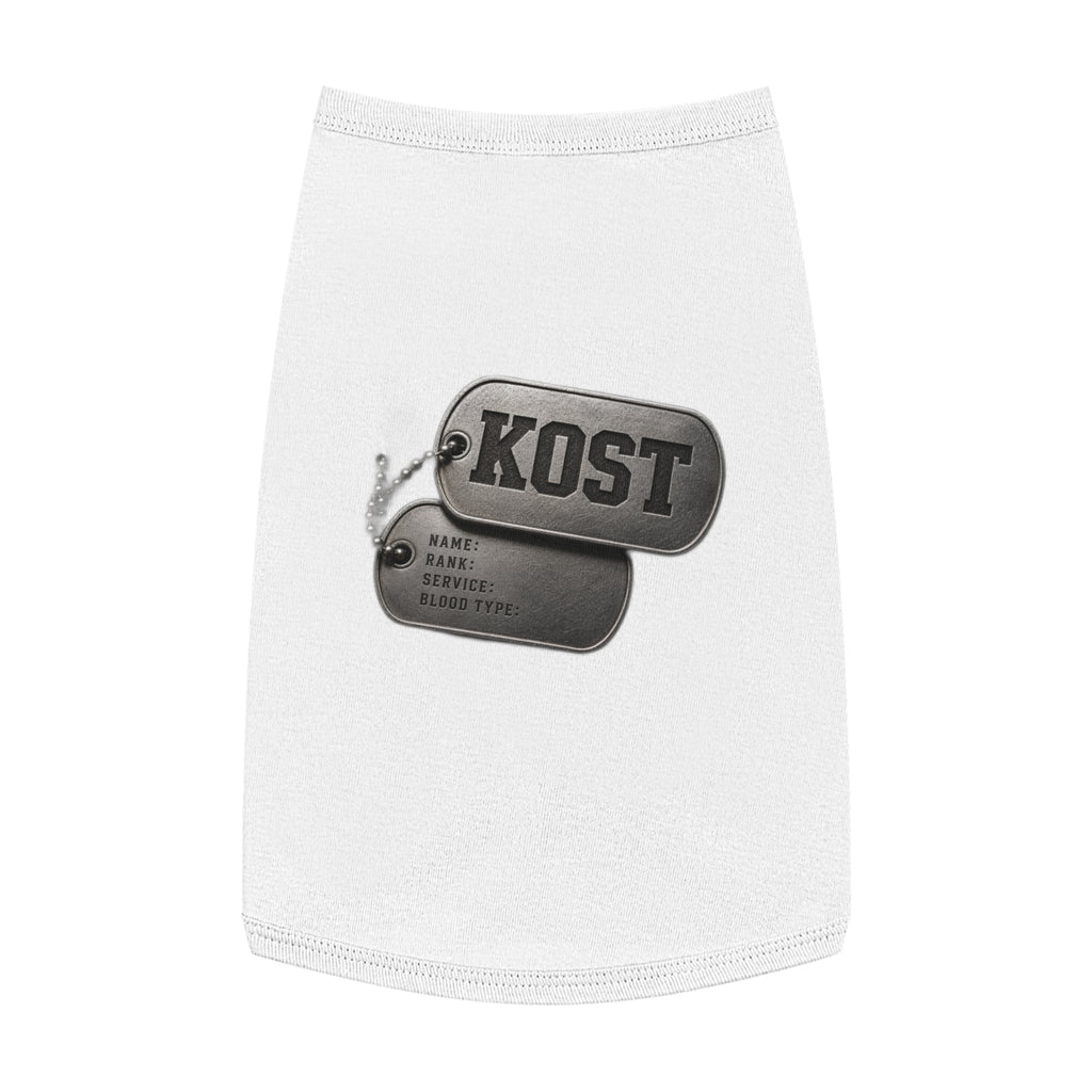 KUST Dog Tag Graphic Pet Tank Top