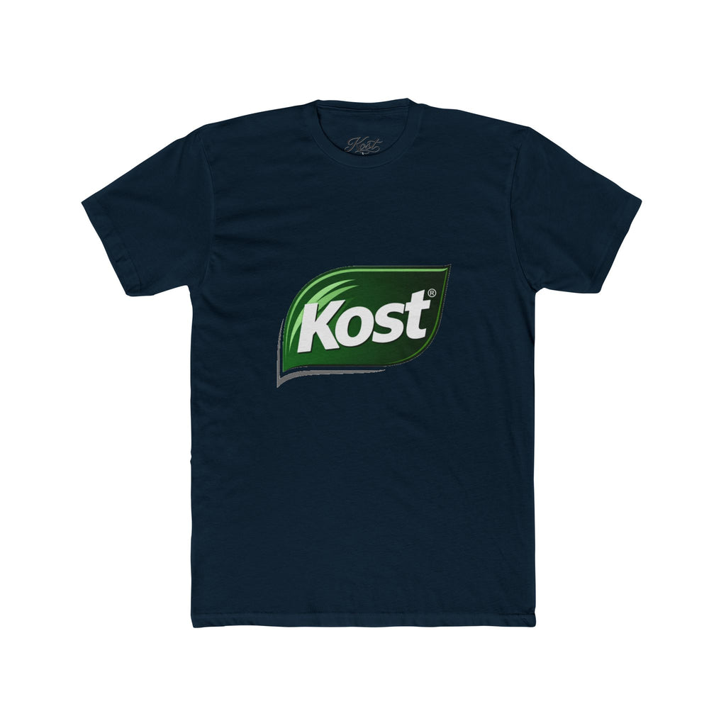 Kost Leaf Logo T-Shirt — Casual Green Logo Tee