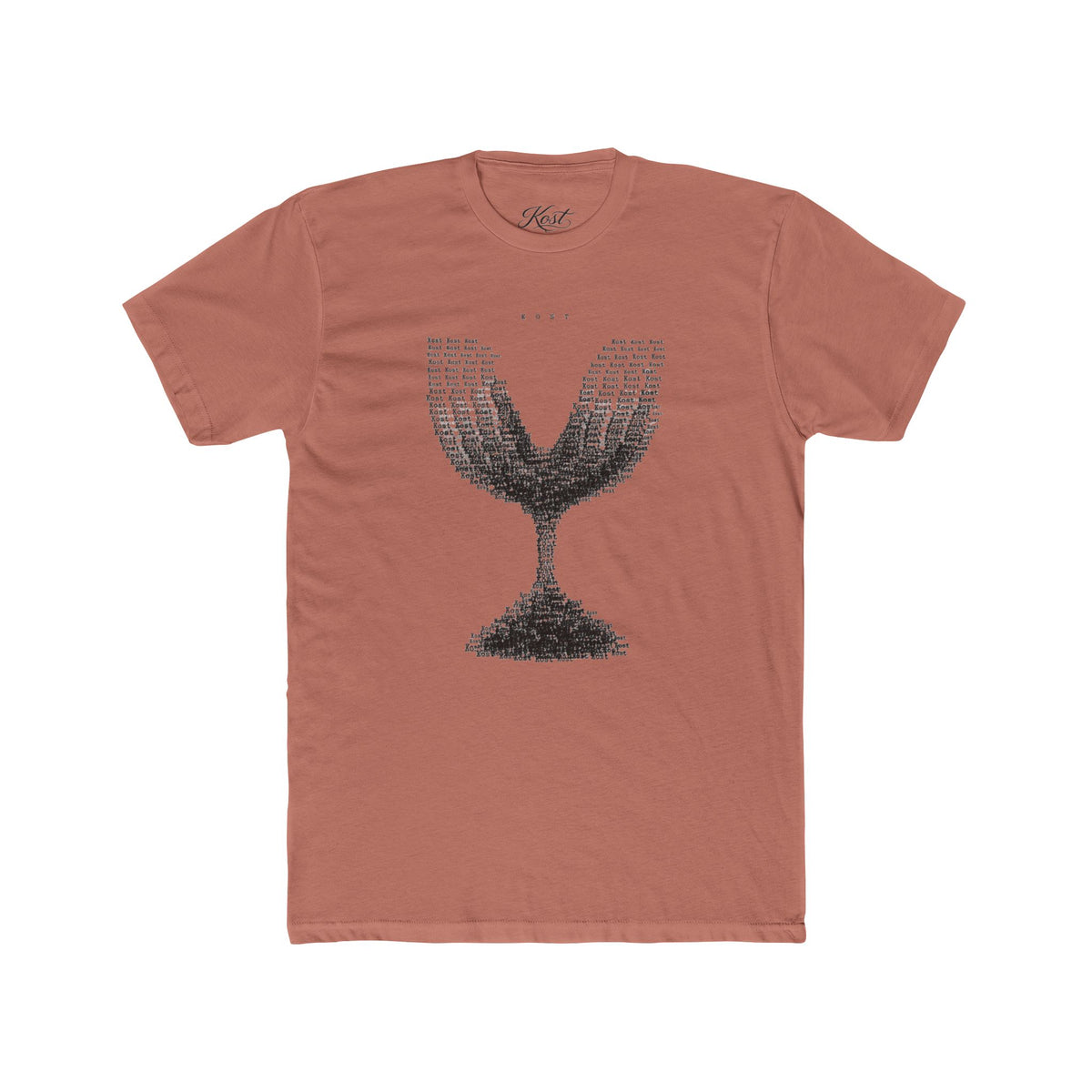 Vintage Wine Glass Graphic T-Shirt