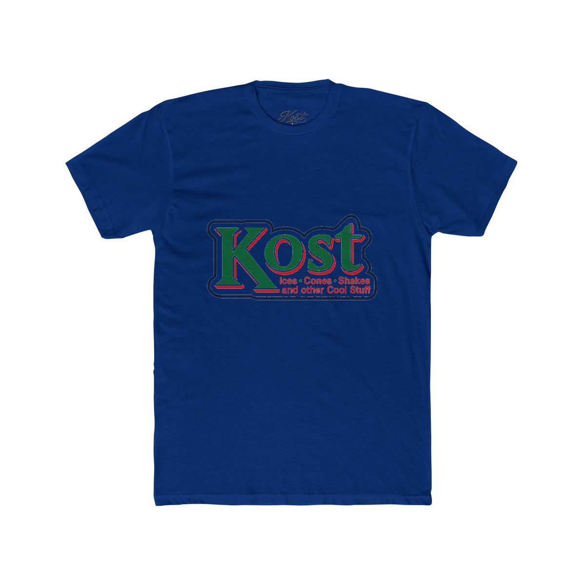 Kost Logo Crew T-Shirt — Retro Grocery Style Graphic Tee