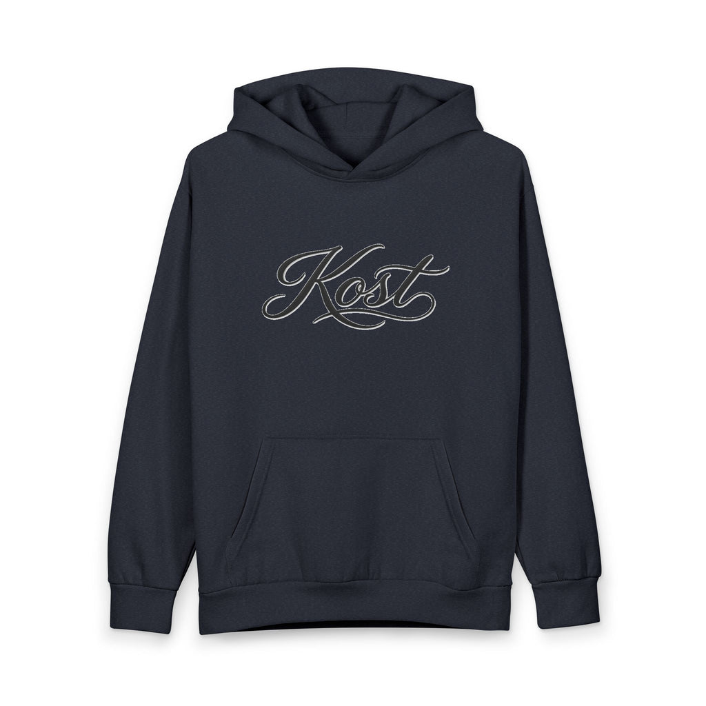 Kost Script Hoodie — Minimalist Script Pullover Hoodie