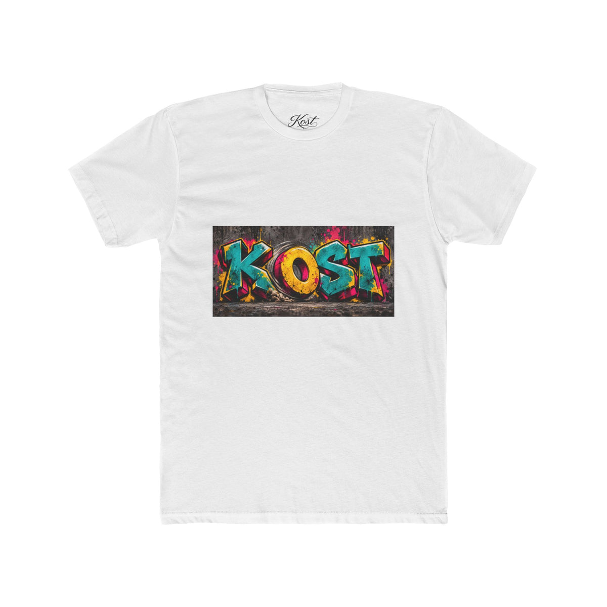 KOST Graffiti Tee — Colorful Street Art Crewneck