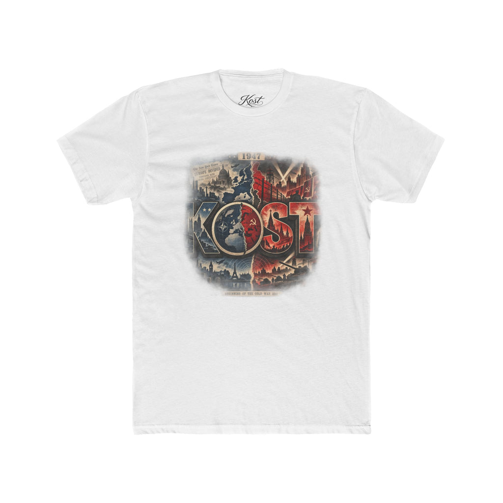LOST Vintage Adventure Tee — Distressed Map Graphic Crew Shirt