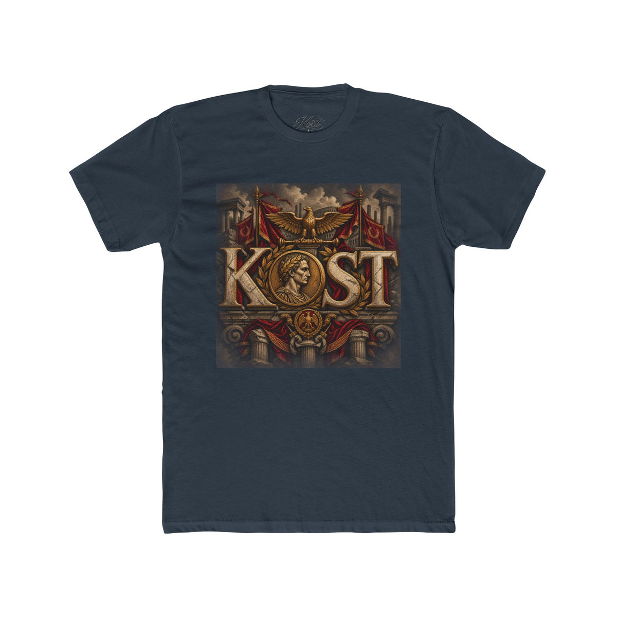 Kost Vintage Crest T‑Shirt — Retro Medieval Logo Tee