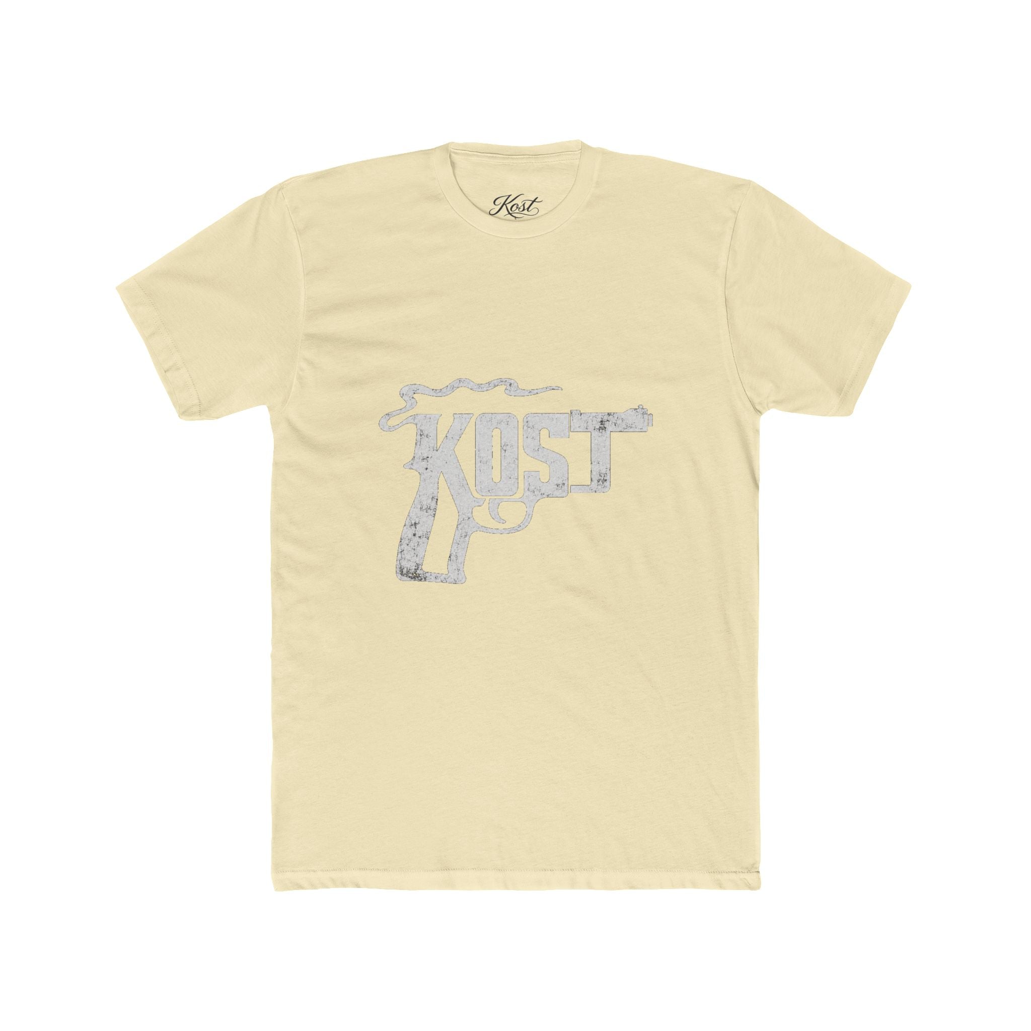 Kost Revolver Graphic Tee — Vintage Gun Logo T-Shirt