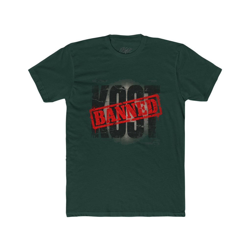 KOOT Graphic Tee — "BANNED" Stamp Distressed Streetwear T-Shirt