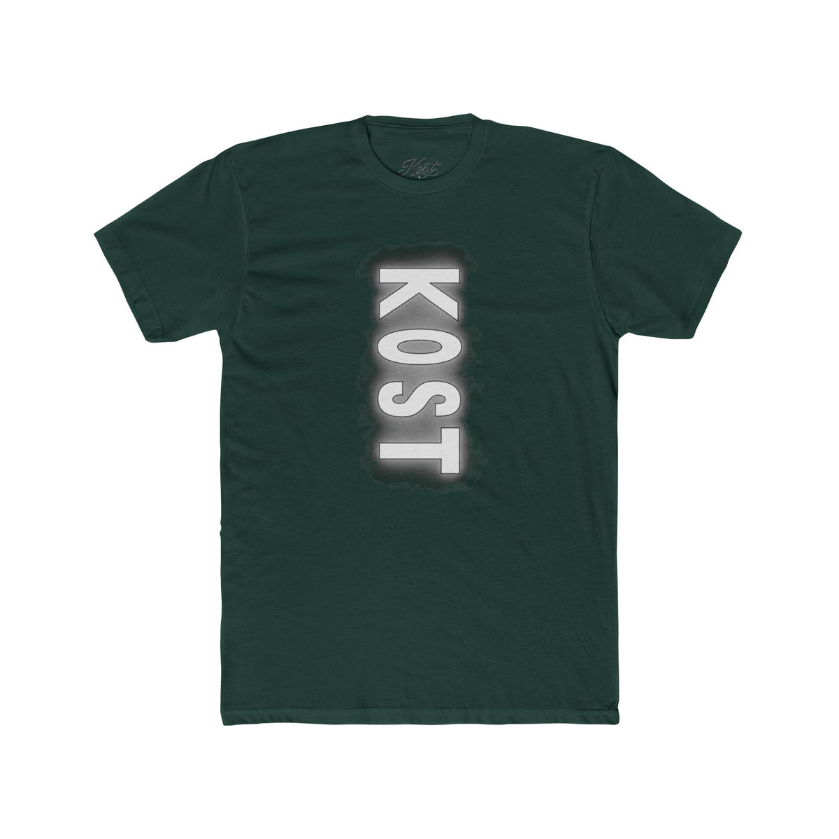 KOST Vertical Logo Tee — Grunge Vertical Graphic T-Shirt