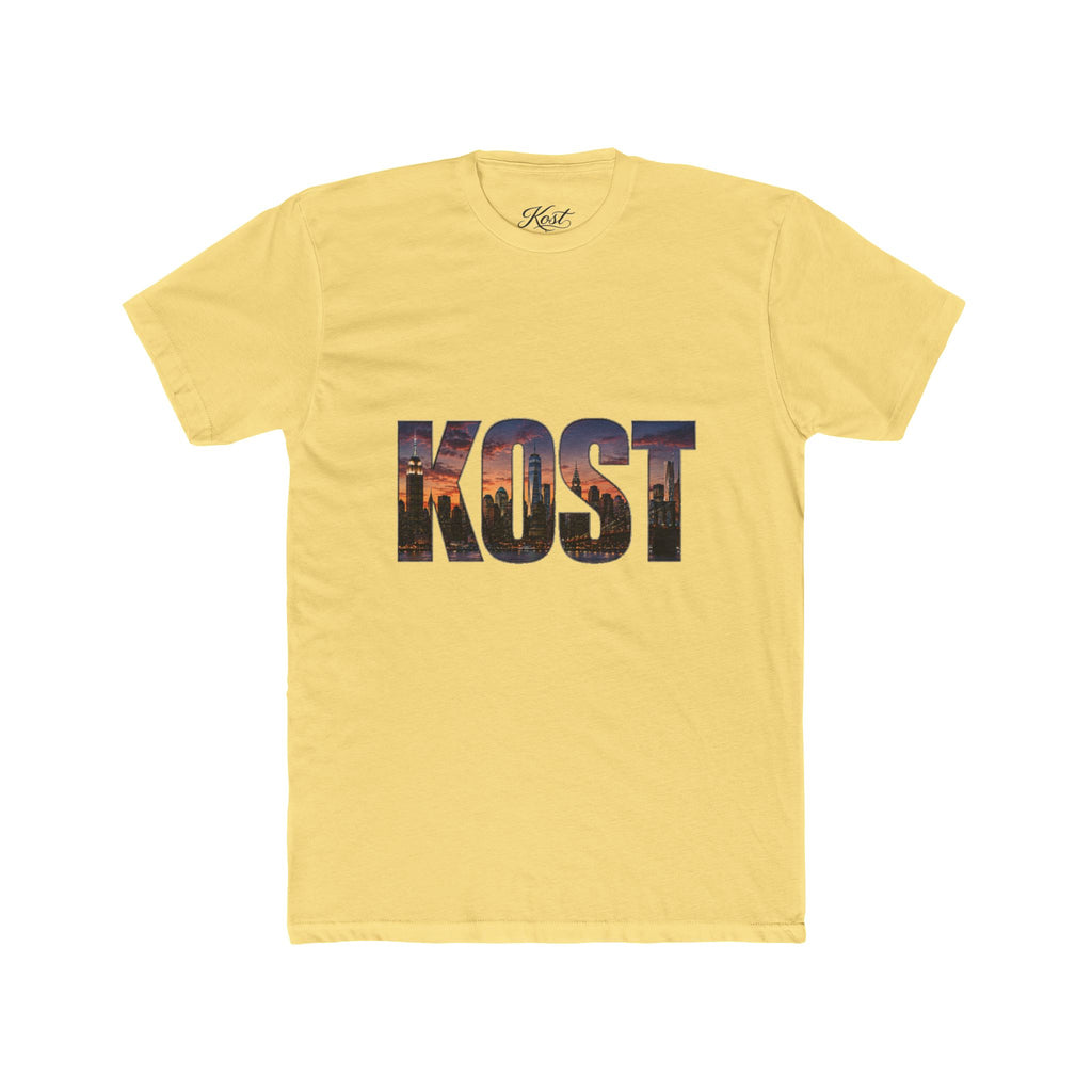 KOST Cityscape Tee — 'KOST' Skyline Graphic Crewneck