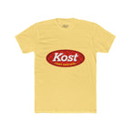 Kost Logo Tee — Vintage Red "Kost" Oval Graphic Cotton T-Shirt
