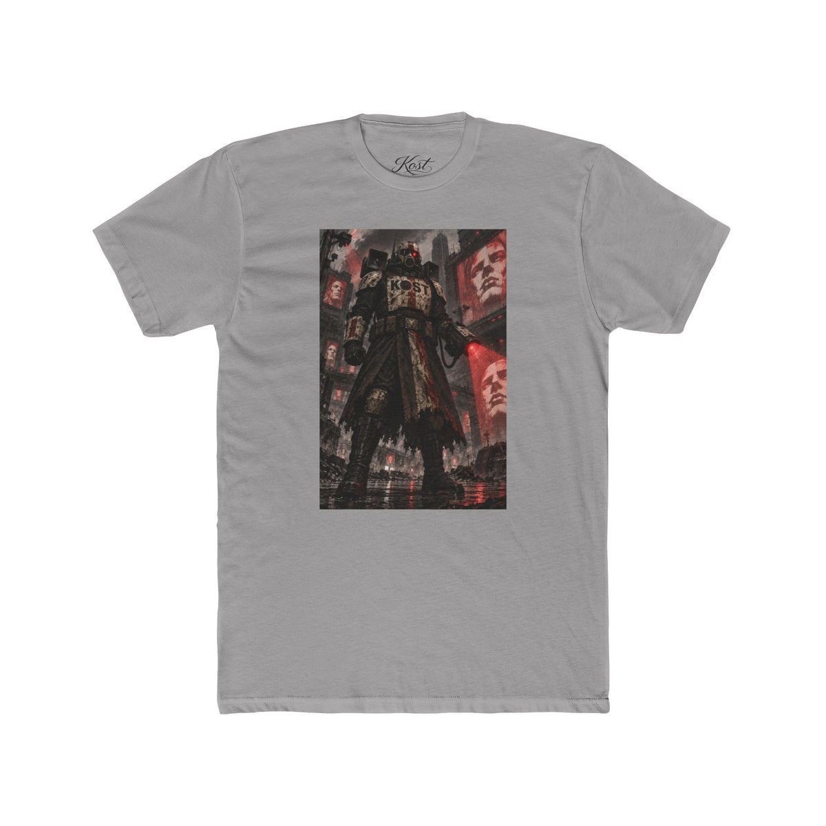 Anime Cyberpunk Tee — Shadow Ronin Cityscape Graphic