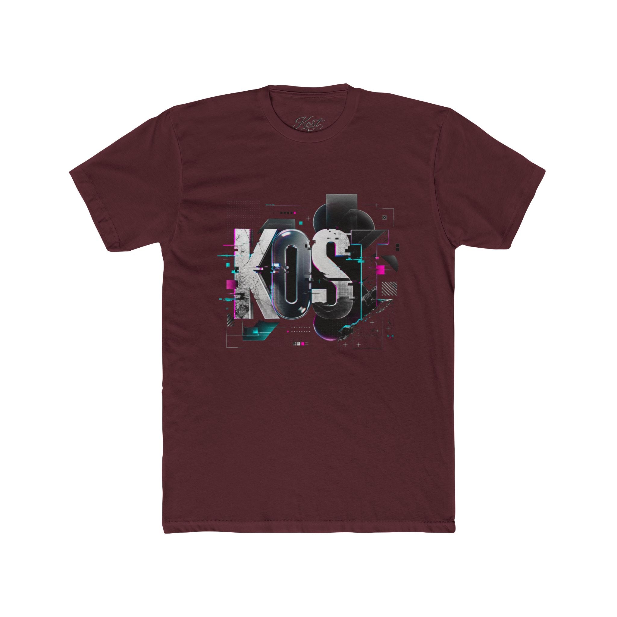 KOSÉ Graphic Tee — Glitch Typography Crew Shirt
