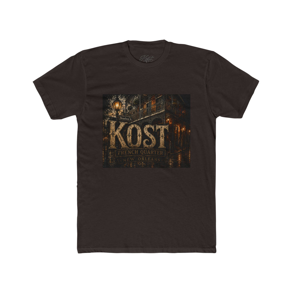 KOST Vintage Street Sign Tee — Rustic Urban Logo T-Shirt