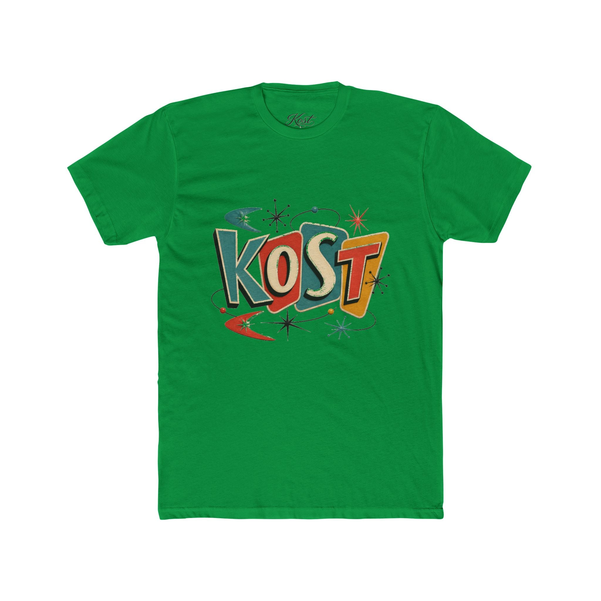KOST Retro Vintage Logo Tee — 1950s Atomic Mid-Century Graphic T-Shirt