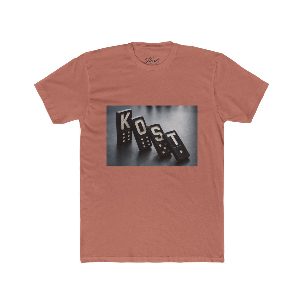 KOST Domino Graphic Tee — Retro Monochrome Dominoes Shirt