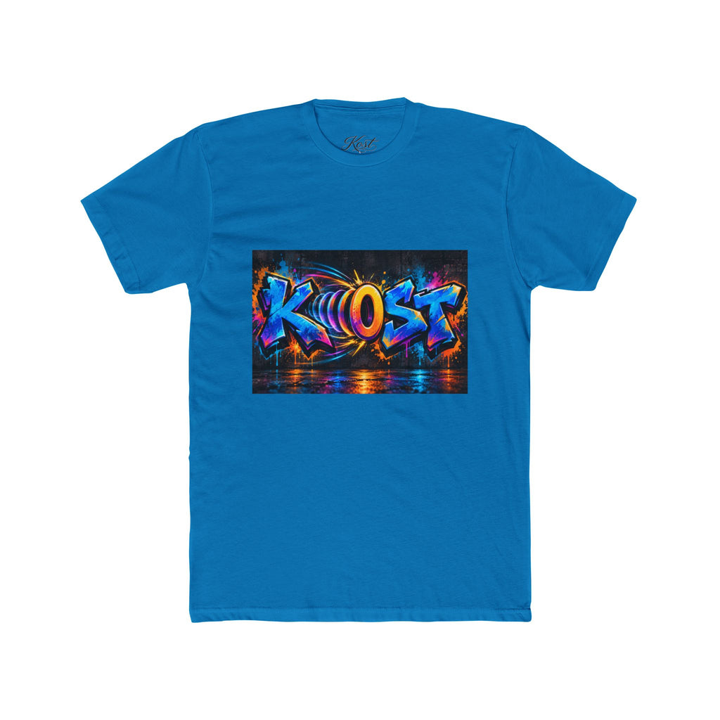 Graffiti 'KHOST' Art Tee - Vibrant Urban Streetwear Crewneck