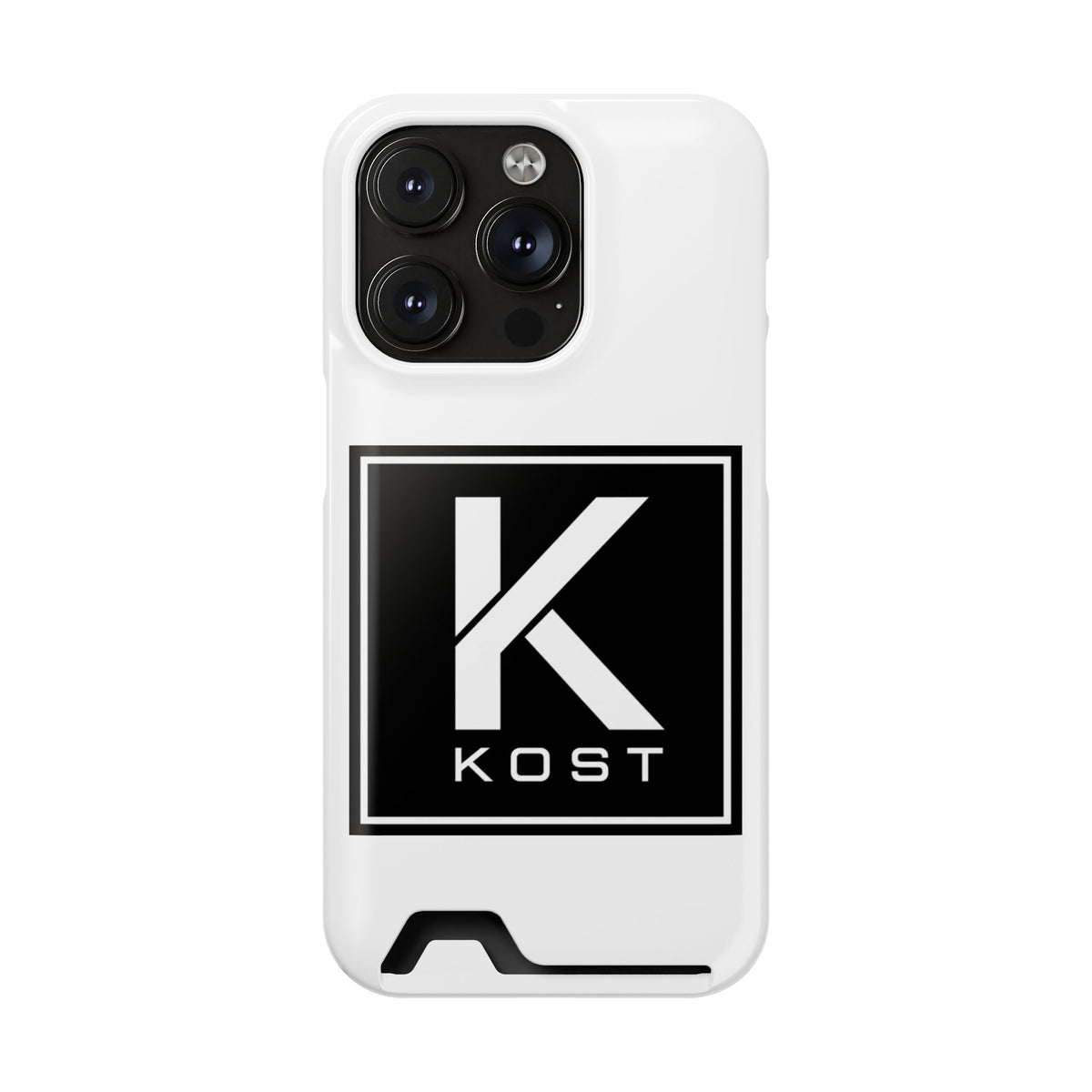 KOST Logo Phone Case with Card Holder