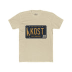 Delaware License Plate Tee — KOST Vintage State Plate T‑Shirt