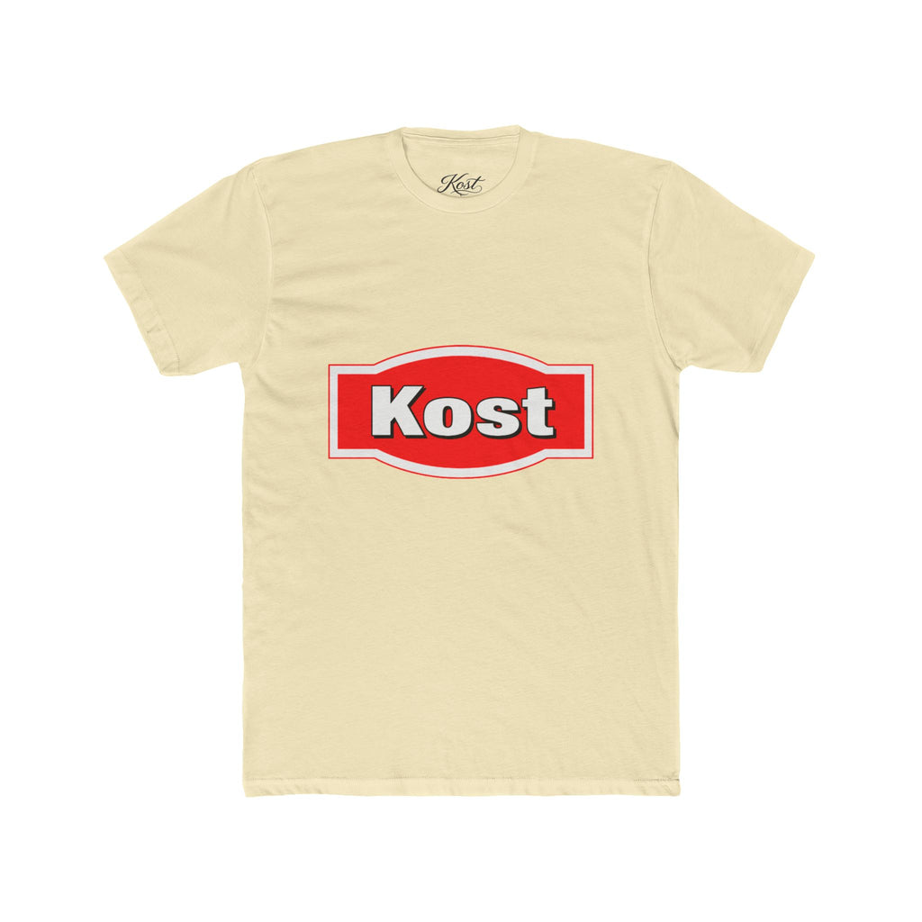 Kost Logo Crew Tee — Retro Red Badge Graphic T‑Shirt