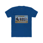 Wyoming License Plate Tee — 'KOST' Cowboy Scenic Graphic T-Shirt