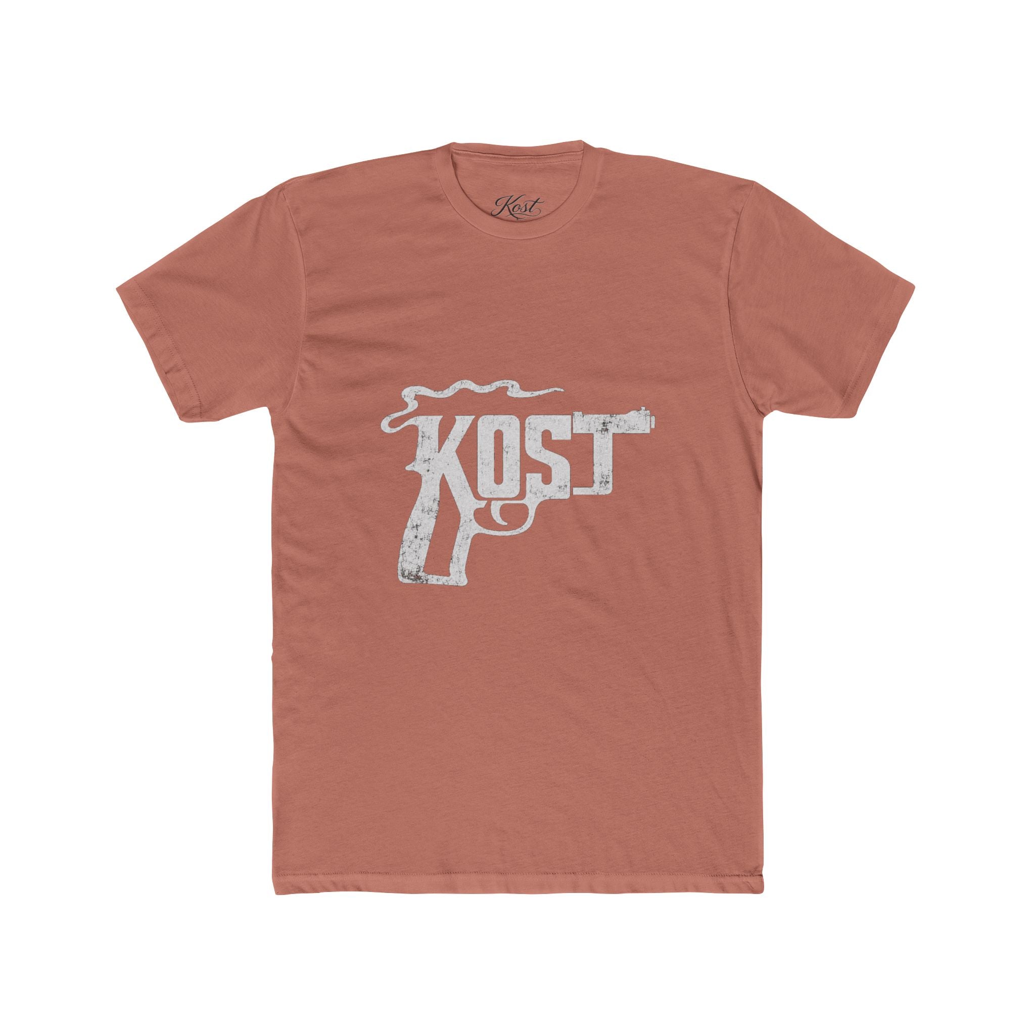 Kost Revolver Graphic Tee — Vintage Gun Logo T-Shirt