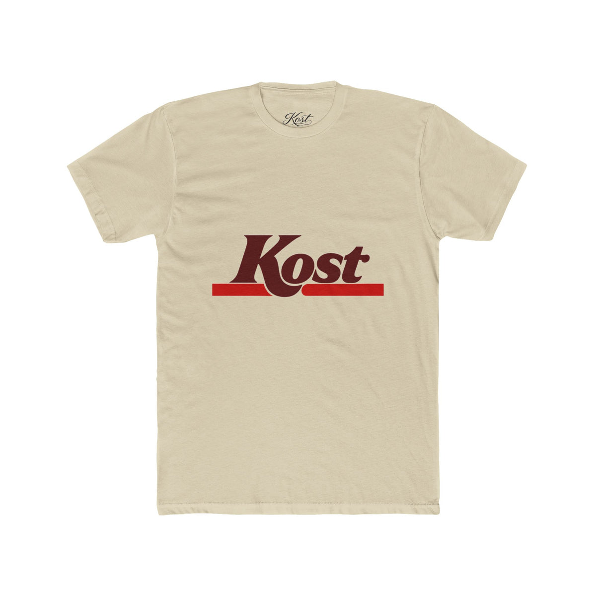 Kost Logo Tee — Retro Script Graphic T-Shirt
