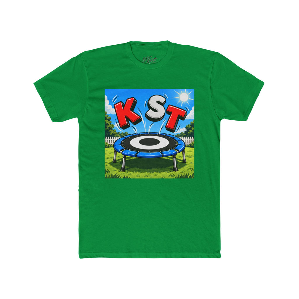 KST Trampoline Graphic Tee — Fun Backyard Jump Shirt