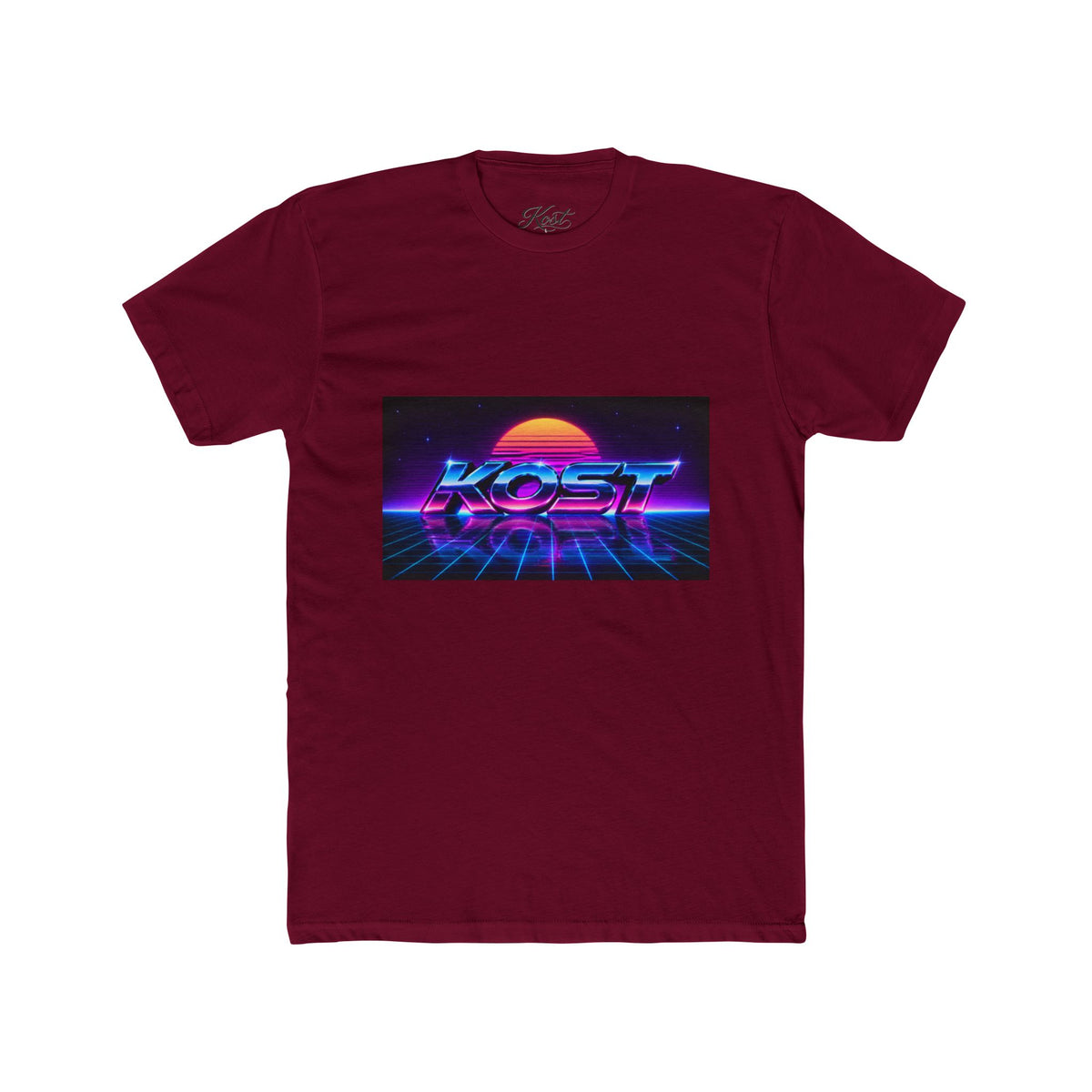 KOST Retro Neon Vaporwave Graphic T-Shirt