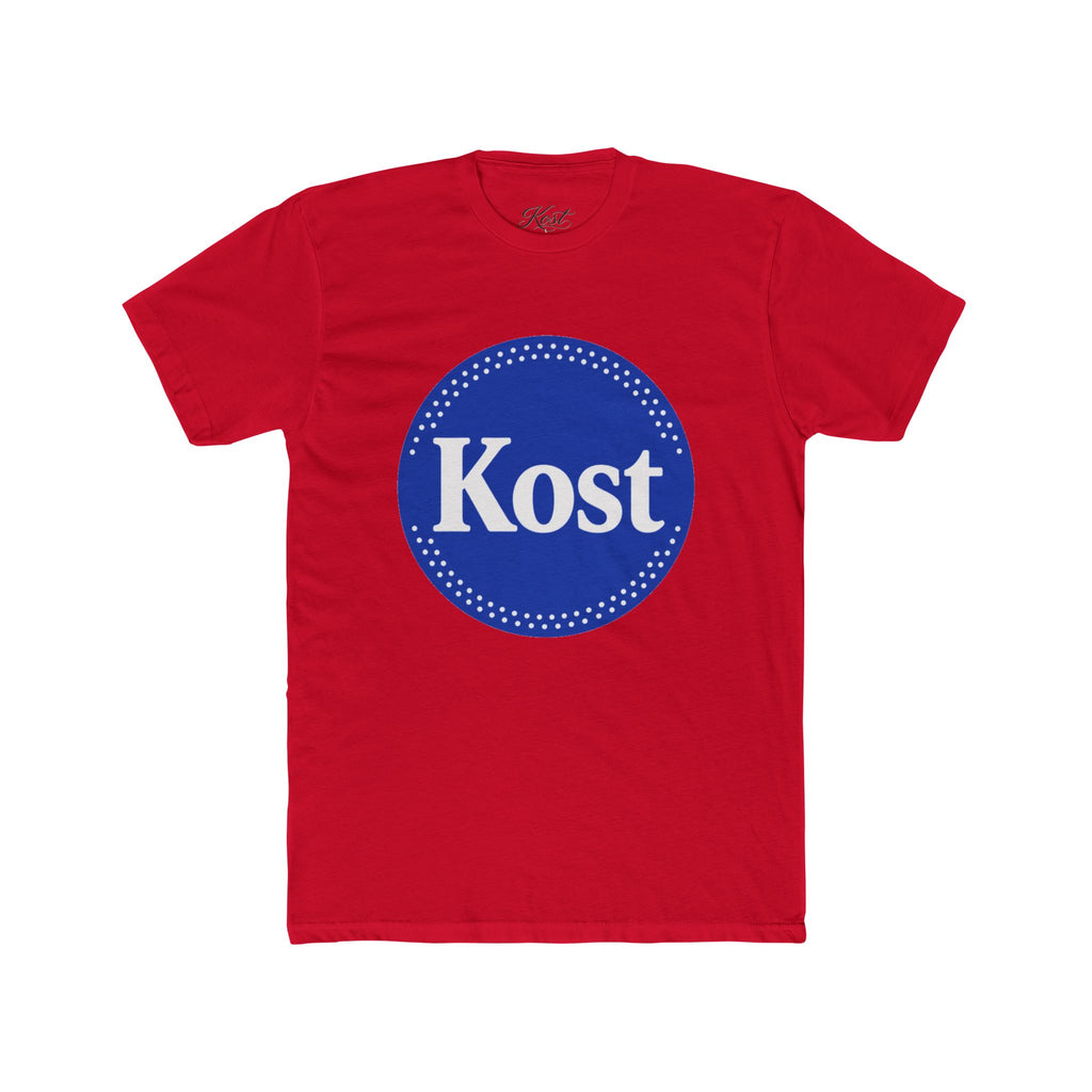 Kost Logo Tee — Vintage Blue Circle Graphic T‑Shirt