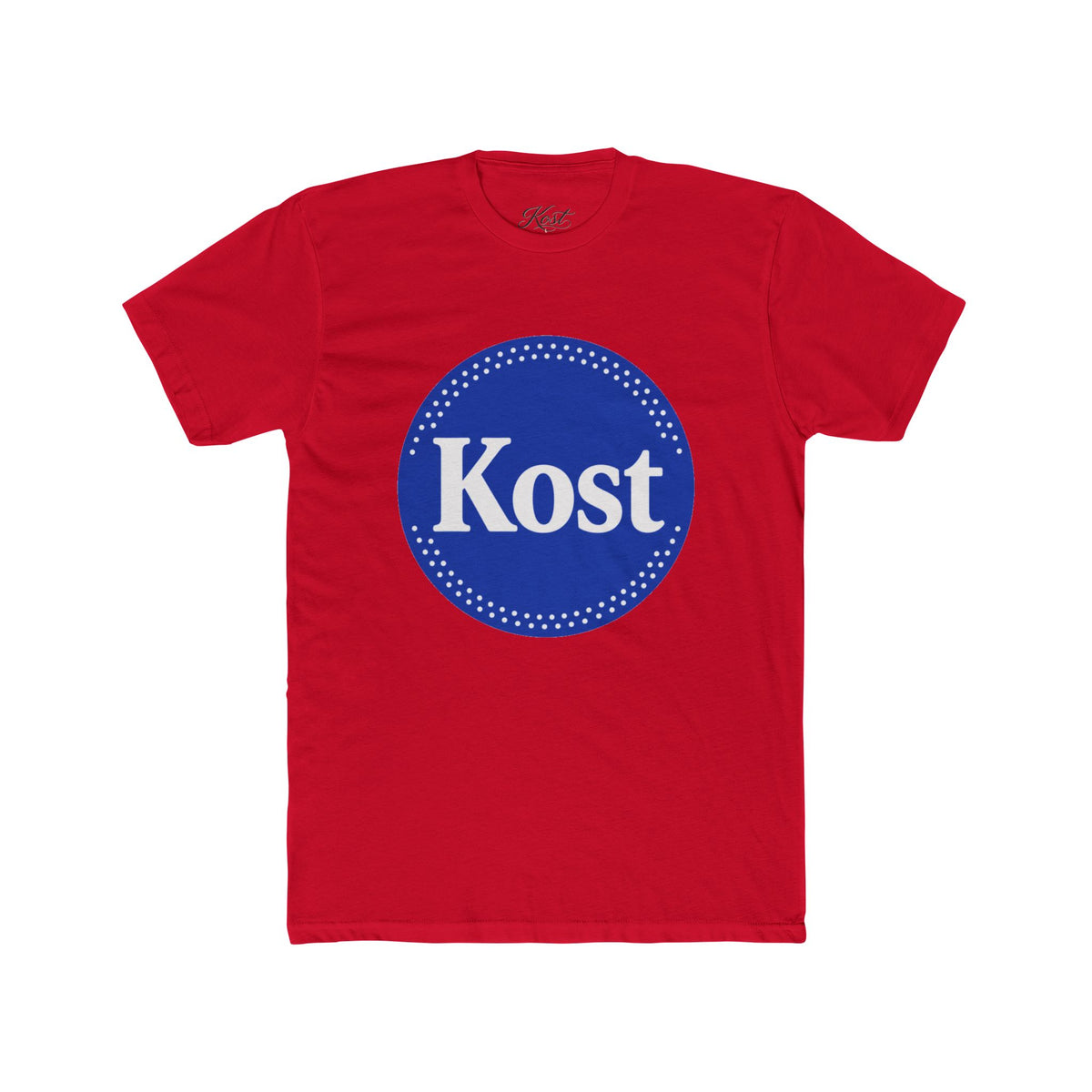 Kost Logo Tee — Vintage Blue Circle Graphic T‑Shirt