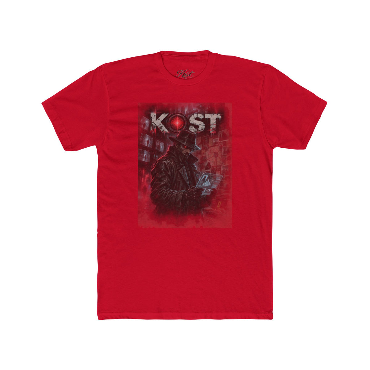 Kost Gothic Figure Tee — Dark Vaporwave Art T-Shirt