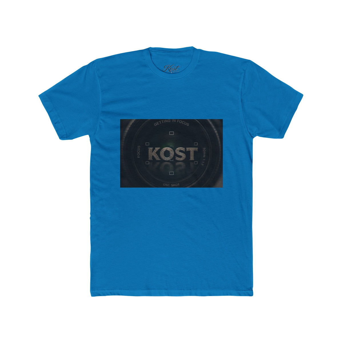 KOST Logo Tee — Minimalist Black Graphic Cotton T‑Shirt