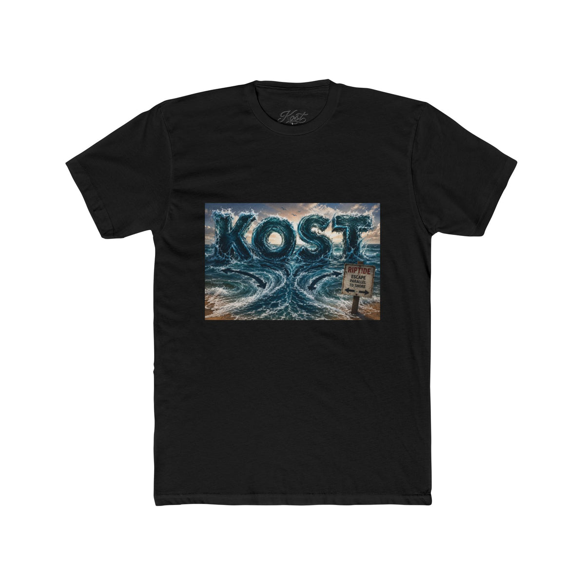 Kost Ocean Wave Graphic Tee — Surf-Inspired Vintage Coastal T-Shirt