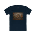 Retro Industrial 'KOST' Graphic Tee — Vintage Steampunk Lettering Shirt