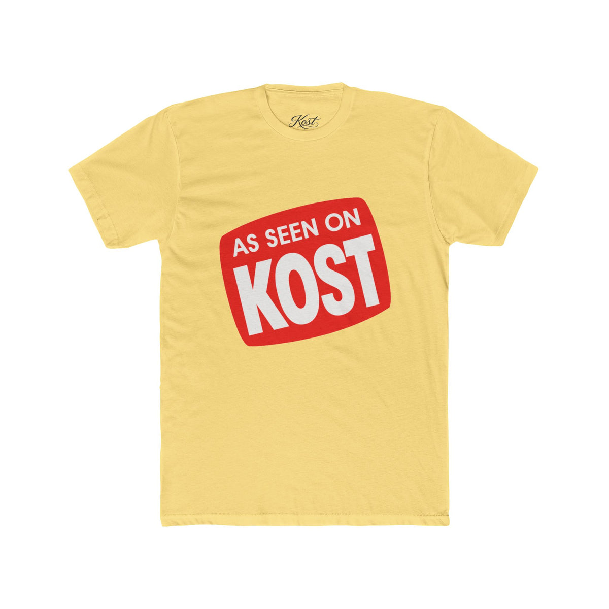 As Seen On KOST Tee — Retro Red Logo Graphic T-Shirt