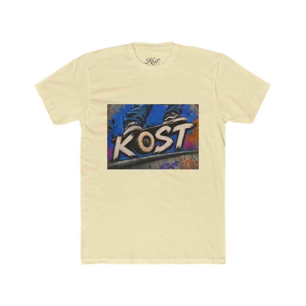 Kost Skateboard Graphic Tee — Retro Street Art Skate T-Shirt